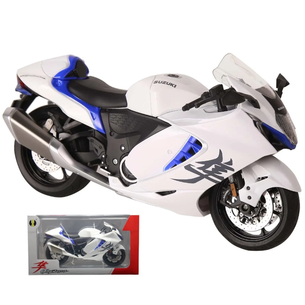 1:9 Suzuki Hayabusa GSX-1300R Alloy Diecast Motorcycle Model 9 1:9 Suzuki Hayabusa GSX-1300R Alloy Diecast Motorcycle Model - Image 9