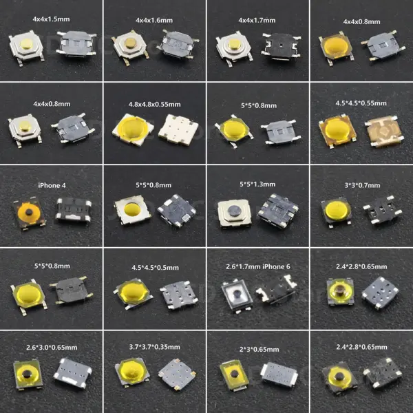 10Pcs Waterproof Micro Tactile Switch Kit for LCD Repair - Image 2