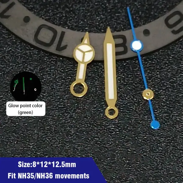 Green Luminous Watch Hands for NH35 NH36 Movement - Image 12