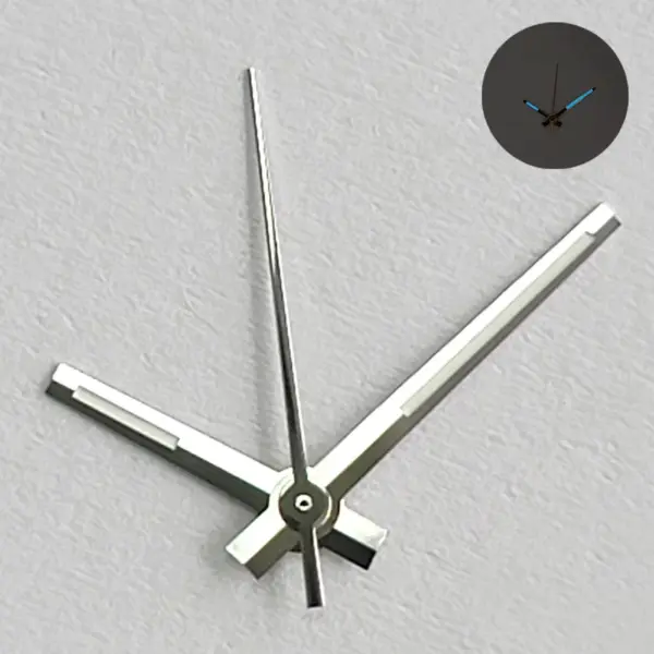 NH35/NH36/4R/7S Watch Hands Set Rose Gold Silver Green Luminescence - Image 11