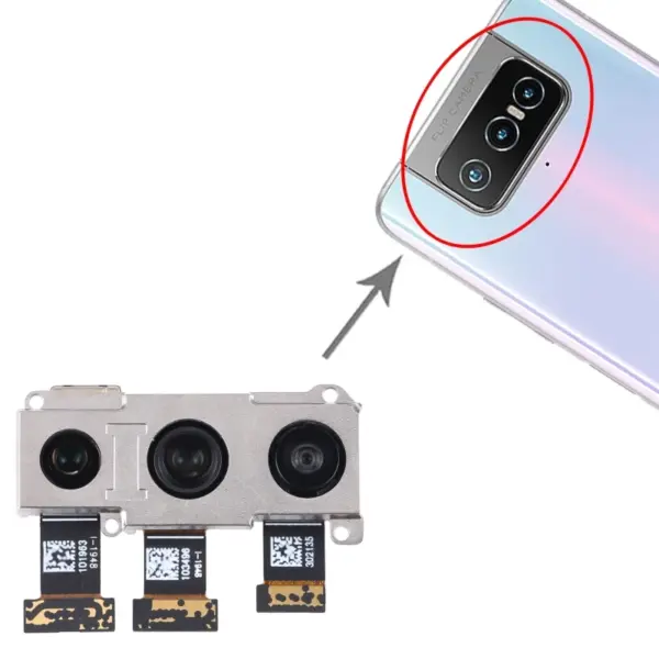 Back Facing Camera Set for Asus Zenfone 7 / 7 Pro ZS670KS ZS671KS - Image 5