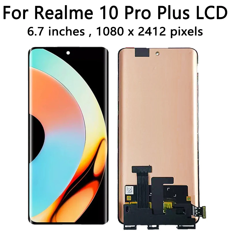 6.7 inches AMOLED LCD Touch Screen for Oppo Realme 10 Pro+ 4 6.7 inches AMOLED LCD Touch Screen for Oppo Realme 10 Pro+ - Image 4