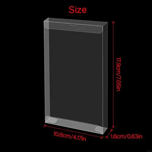 5-Pack Clear Game Cartridge Storage Cases - Image 6