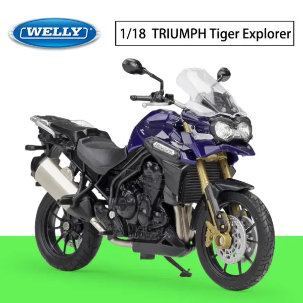 WELLY 1:18 Triumph Thruxton 1200 Diecast Model - Image 8