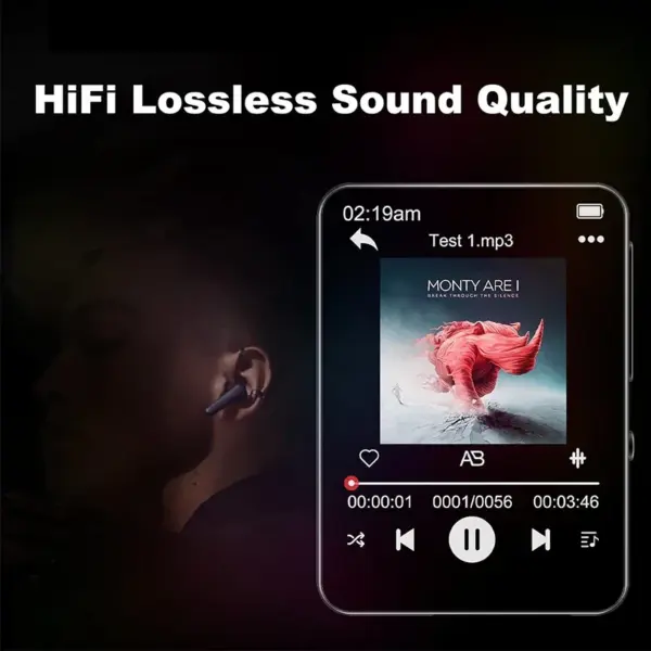 M4 2.4-Inch Bluetooth MP3 Player with Touch Screen - Image 4