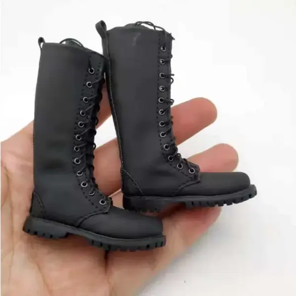 1/6 Scale Male Soldier Combat Boots for 12in Dolls - Image 2