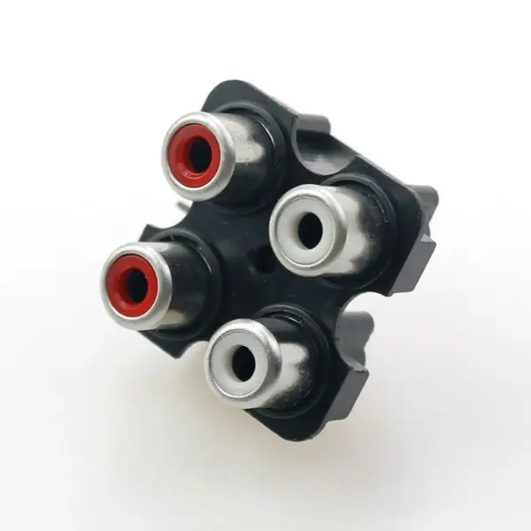 2/4 Hole RCA Female Stereo Socket Connector for Audio Video - Image 4