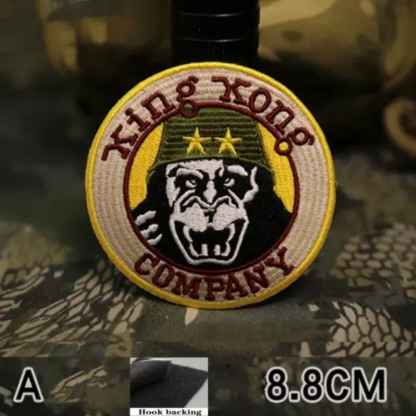 King Kong Taxi Driver Tactical Patch Embroidered Badge - Image 8