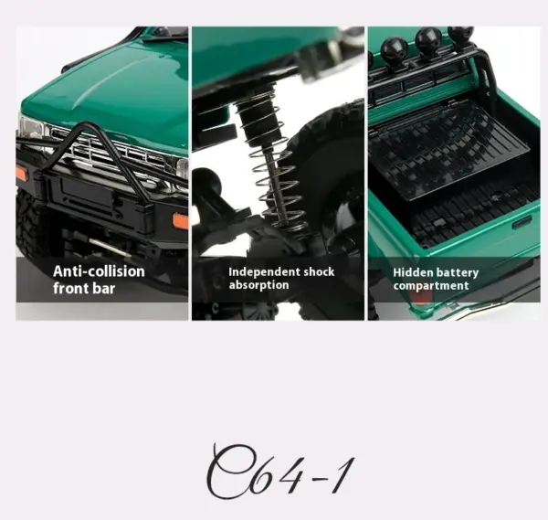 Hailux 1:16 Remote Control Off-Road Car - Image 5