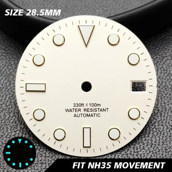 28.5mm GMT Calendar Watch Dial for NH34 NH35 Models - Image 61