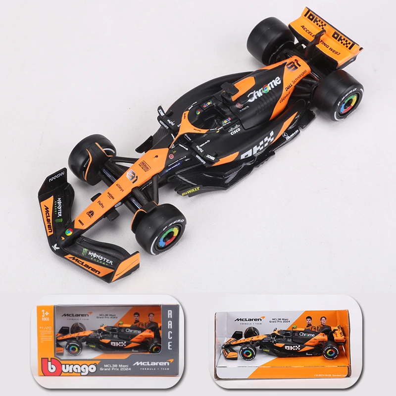 Bburago 1:43 McLaren MCL38 F1 Model Car No.81 9 Bburago 1:43 McLaren MCL38 F1 Model Car No.81 - Image 9