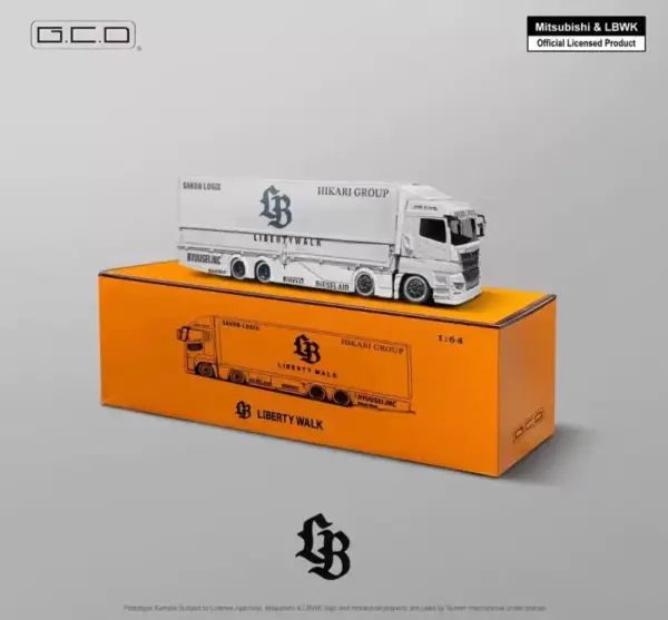 GCD 1:64 Spread-Wing Container Truck Model - Image 3