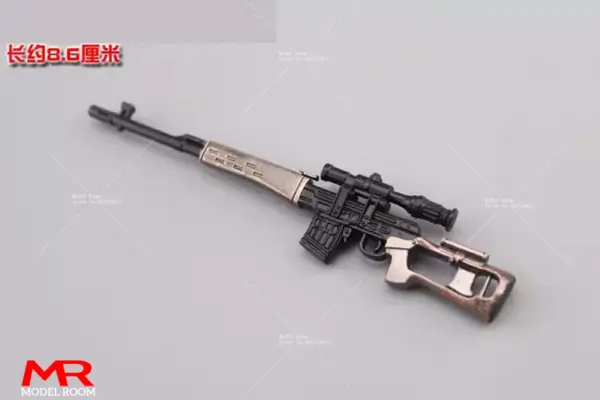 1/12 Scale Mini Sniper Rifle Model AKM M4A1 98K Accessories - Image 27