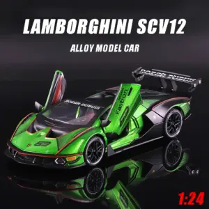 Green Lamborghini Essenza SCV12 Die-Cast Model 1:24 19 S1f45e562f08a4d018829f769f340fe3aT