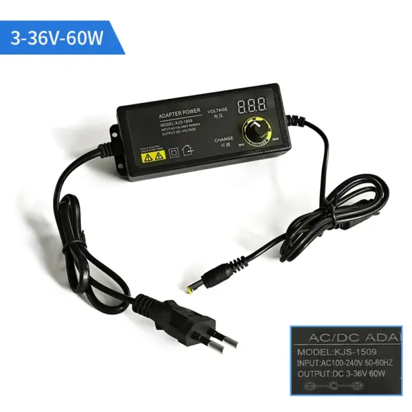 Adjustable DC Power Adapter 1V-36V for LED Strips - Image 10