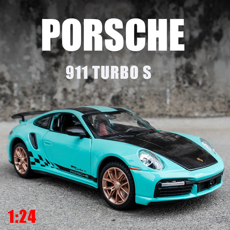 1:24 Porsche 911 Turbo S Diecast Model Toy 2 1:24 Porsche 911 Turbo S Diecast Model Toy - Image 2