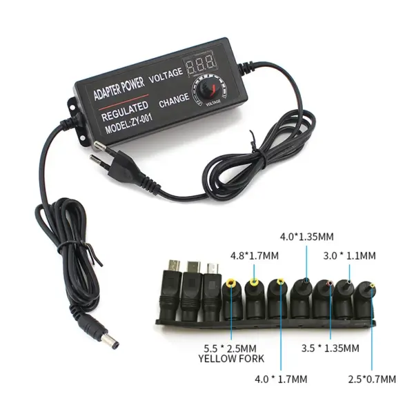 Adjustable 12V Power Supply with LED Display for Electronics - Image 10