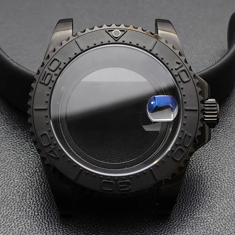 GMT 40.5mm Bidirectional Sapphire Watch Case for NH34/NH35 74 GMT 40.5mm Bidirectional Sapphire Watch Case for NH34/NH35 - Image 74