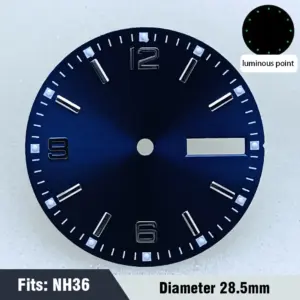 Men's Watch Dial NH35Nh36 Luminous Sterile Model 135 S1fc2639d85e144caa7a202e016d934b48