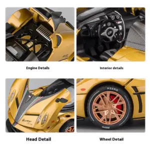 1:22 Pagani Huayra Diecast Alloy Car Model 12 S20041c2db49a4ee780b592b762ea1e59x
