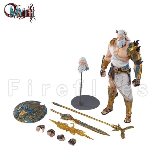 Myth Gods 1/12 Zeus Hades Poseidon Action Figures - Image 3