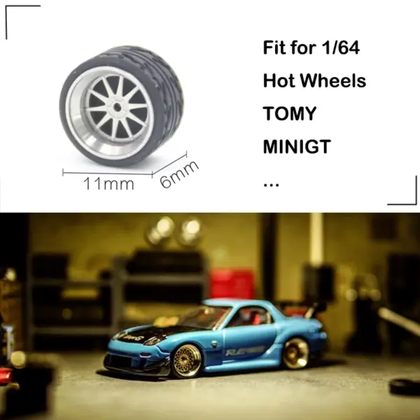 1/64 Metal Wheels for Model Cars - Image 6