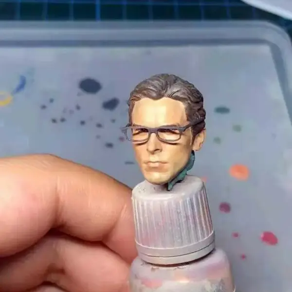 1/12 Scale Black Glasses Frames Without Lenses for Action Figures - Image 2