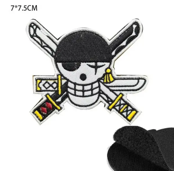 Lvfei Pirate Embroidered Hooks and Loop Badges - Image 8
