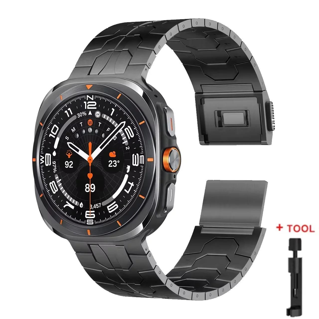 Samsung Galaxy Watch Ultra 47mm Stainless Steel Band 10 Samsung Galaxy Watch Ultra 47mm Stainless Steel Band - Image 10