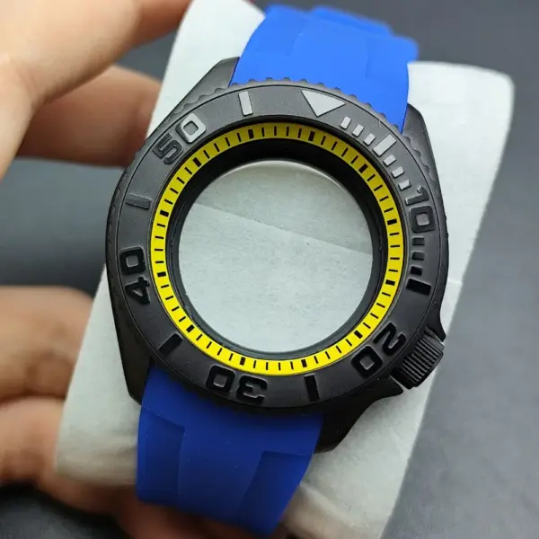 42mm NH35 Stainless Steel Watch Case with Sapphire Glass - Image 25