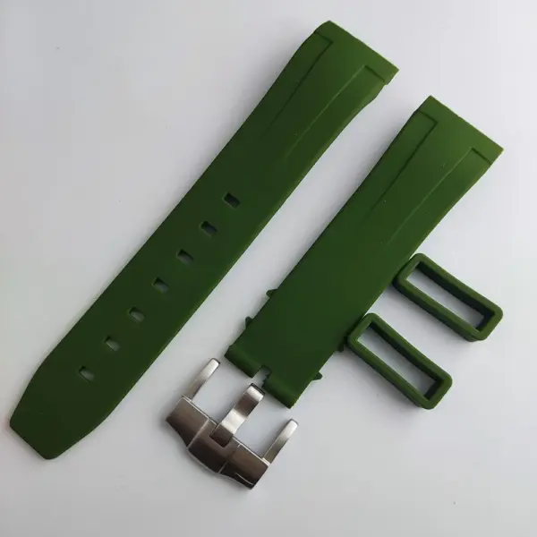 Special 22mm Grey Rubber Watchband for 007 Case - Image 41