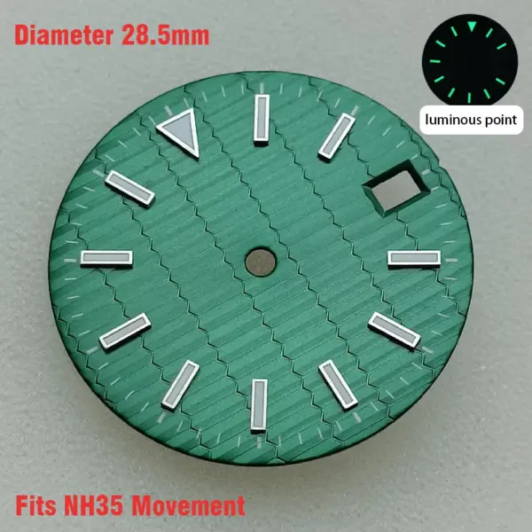 28.5mm Luminous Watch Dial for NH35/NH36/8215/2836 - Image 8