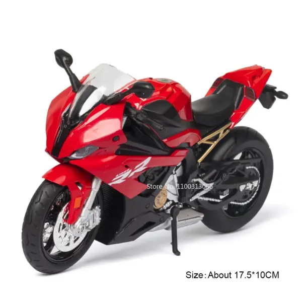 1:12 S1000RR HP4 Diecast Motorcycle Model - Image 10