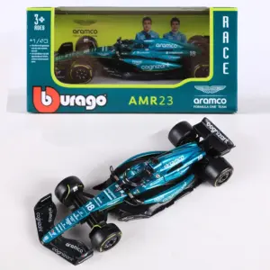 Bburago 1:43 Aramco F1 AMR23 Model Car 11 S2192db175a2148408d62996b0e40057c9