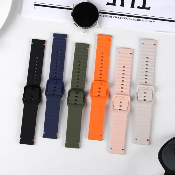 Sport Silicone Watch Band for Samsung Galaxy & Huawei Models - Image 4