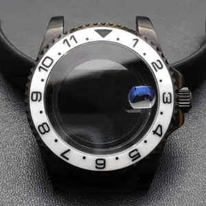 GMT 40.5mm Bidirectional Sapphire Watch Case for NH34/NH35 95 S22175778e05f4e339d8bb95fa05ab674T