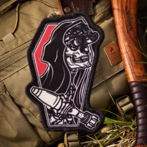 Mortar Missed Killed V2 Skull Patch for Clothing