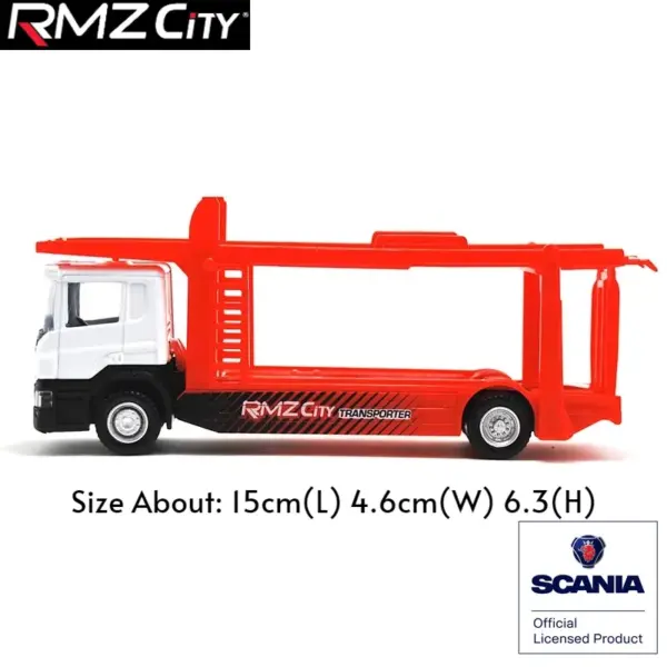 1/64 RMZ City Scania Transporter Truck Model - Image 11