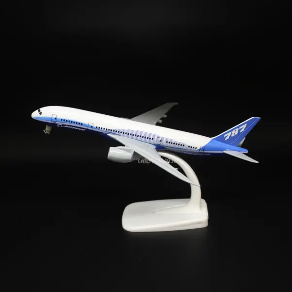 8 Inch Diecast Boeing 747 Airplane Model - Image 7