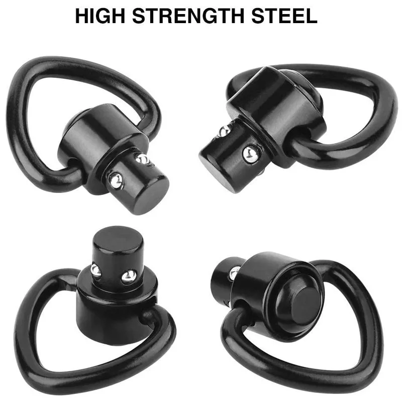 2pcs Heart-Shaped Steel Quick Release Buckles for Tactical Straps 4 2pcs Heart-Shaped Steel Quick Release Buckles for Tactical Straps - Image 4