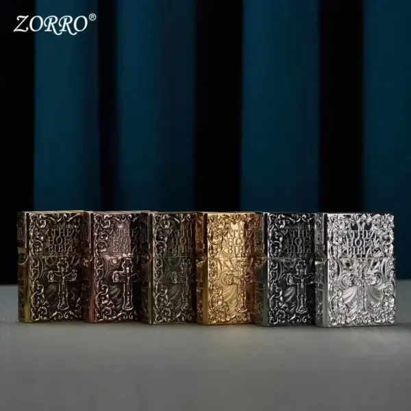ZORRO Embossed Copper Kerosene Lighter - Image 5