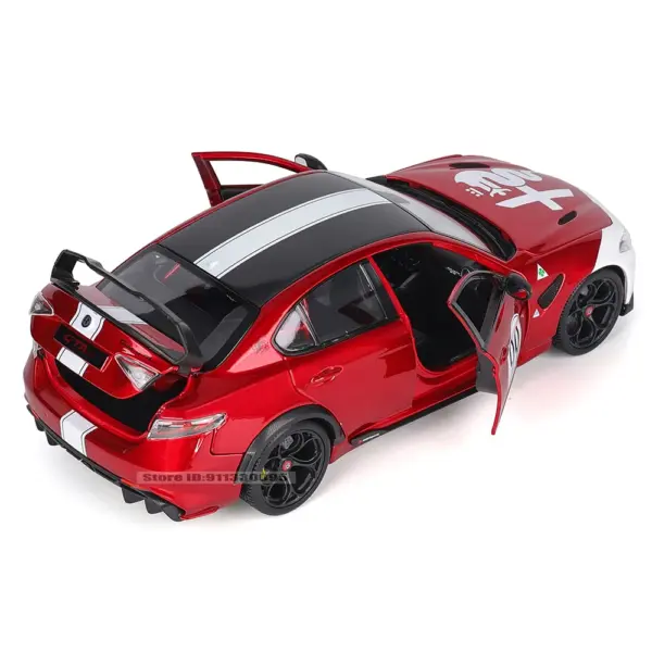 Bburago 1:18 Alfa Romeo Giulia GTAm Collectible - Image 4