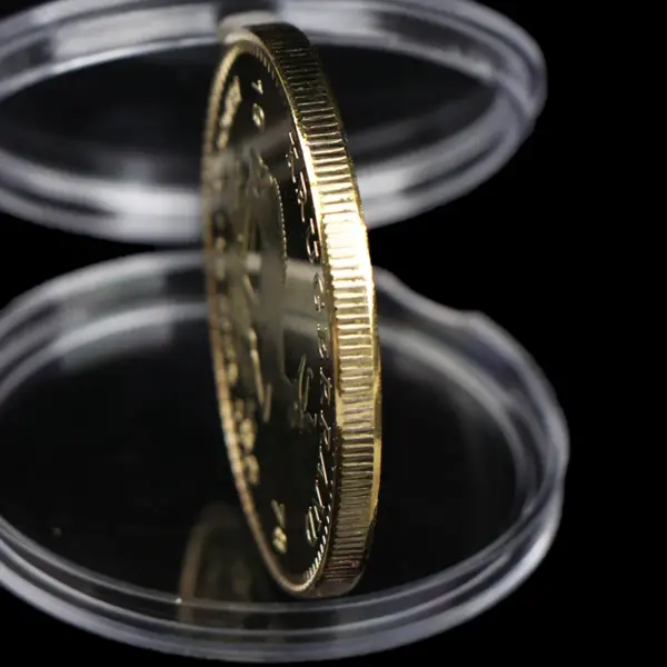 South African Gold Krugerrand Replica Coin 4cm - Image 6