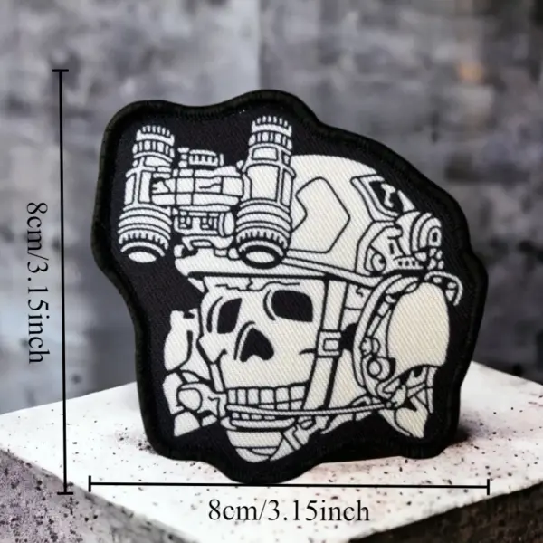 Toten Operator NVG Tactical Morale Patch Skull Armband - Image 3