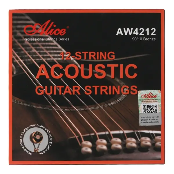 Alice AW4112 AW4212 Bronze 12-String Guitar Strings - Image 3