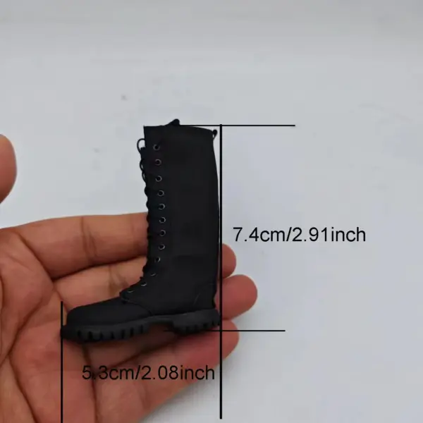 1/6 Scale Male Soldier Combat Boots for 12in Dolls - Image 6
