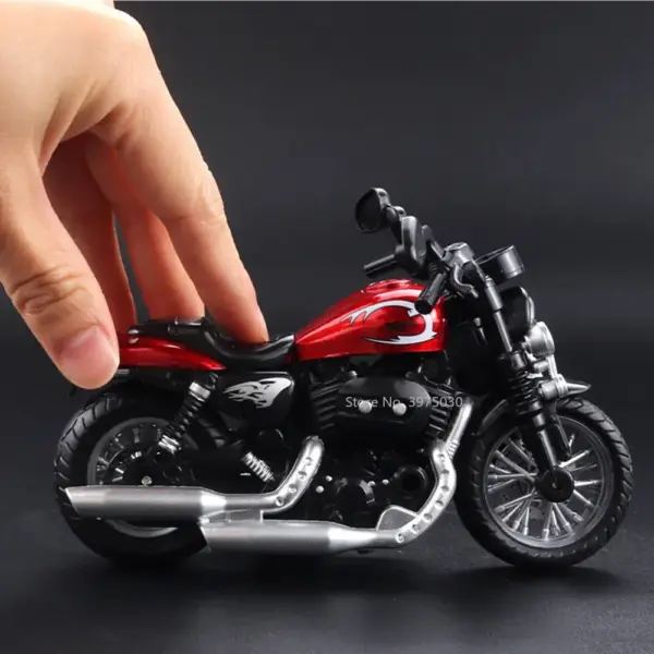 1/12 Scale Diecast Kawasaki Motorcycle Model - Image 5