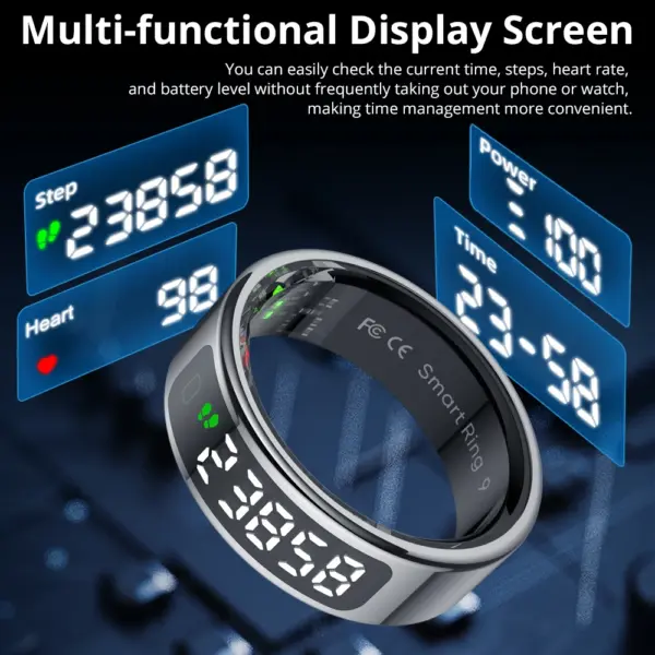COLMI R12 Smart Ring with Display and Wireless Charging - Image 3