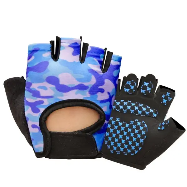 Children's Breathable Half Finger Cycling Gloves - Image 7