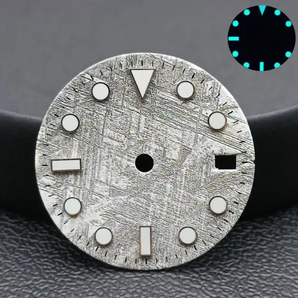 NH34/NH35 Caliber Watch Dial with Blue-Green Luminous Finish - Image 26